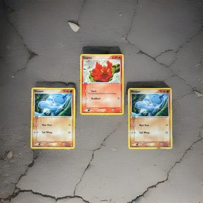 Pokemon EX Unseen Forces Card Wooper Slugma Uncommon TCG NM Mid Era Cards NM - Image 1 of 3