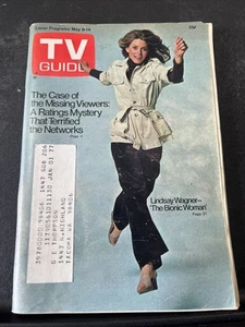 1976 TV Guide PNW Edition May 8th Issue #1206 Lindsay Wagner In The Bionic Woman - Picture 1 of 2