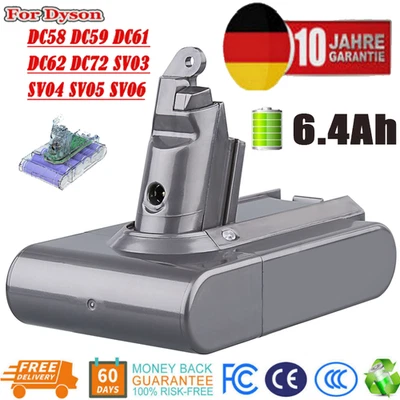 Für Dyson V6 Original Ersatzakku Akku DC58 DC59 SV03 SV09 DC74 DC62 DC61 Sony