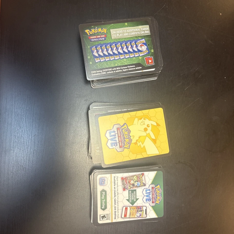 199x Online Codes Pokemon TCG - Image 1 of 1