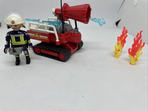 PLAYMOBIL Fire Water Canon City Action Toddler Firefighter 9467 Complete - Picture 1 of 5