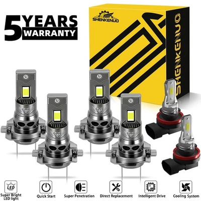 Faro LED alto bajo + bombillas antiniebla para Hyundai Sonata 2011 2012 2013 2014 Foto 1 de 4