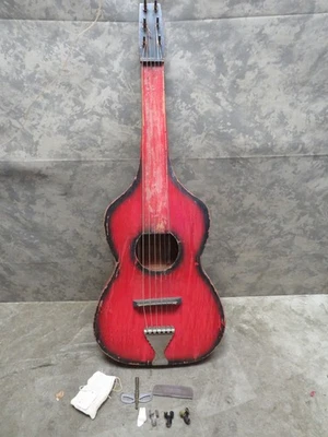 Vintage RARE Hawaiian Hollow Neck Lap Steel Slide Guitar String Instrument - Image 1 of 4