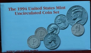 Uncirculated 1994 U.S. Mint Set P & D Mint - Picture 1 of 1