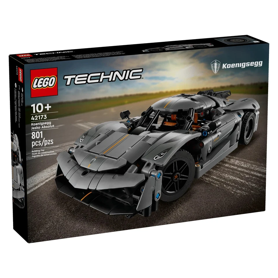 NEW LEGO Speed Champions Koenigsegg Jesko Absolut Grey Hypercar 42173 - Image 1 of 1