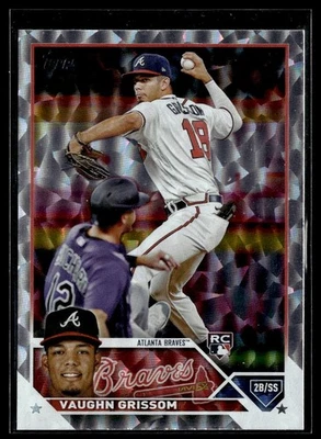 2023 Topps Collector's Box Silver Foilboard #275 Vaughn Grissom Rookie RC - Image 1 of 2