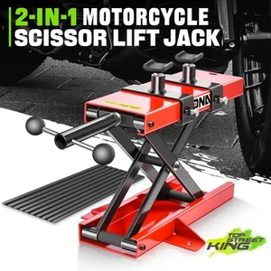 Soporte elevador de tijera portátil UTV ATV motocicleta moto cross 1100 lb. - Imagen 1 de 7