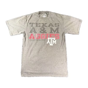Camicia Texas A&M Aggies uomo M grigia maglietta college vestibilità atletica NCAA Spirit Pride - Foto 1 di 6