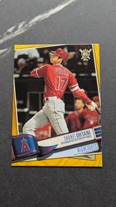 2019 Topps Big League Gold Baseball #396 Shohei Ohtani Angels - Picture 1 of 2