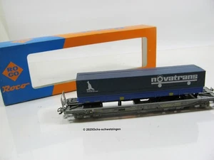 Roco Wagen 44311D - Metall Mit LKW Auflieger  Spur H0 OVP (443) - Bild 1 von 4