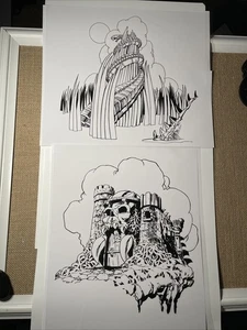 HE-MAN ANIMATION CELS ART Main Title she-ra 80'S vintage Publicity  art motu I6 - Picture 1 of 4