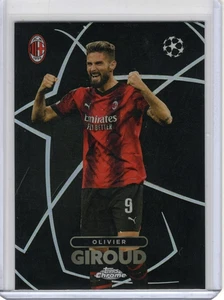 OLIVIER GIROUD 2023-24 TOPPS CHROME UEFA CC BLACK SHADOW ETCH #BE-3 CASE HIT SP - Picture 1 of 2