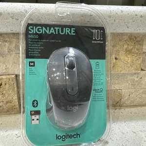 Mouse inalámbrico Logitech Signature M650 en negro - 910-006250 - Imagen 1 de 3