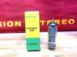 Amperex 6AQ5A 6HG5 Vacuum Tubes Valves Made in USA Tested 99%+ - Picture 1 of 4