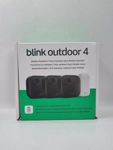 Blink Kamera Outdoor 4 Kabellos Sicherheitskamera + Sync Module Core - 3 Kamera - Bild 1 von 2