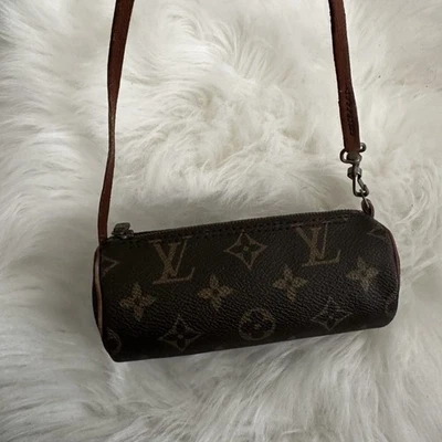 Bolso Louis Vuitton Mini Papillon Marrón Monograma Lona Cuero Foto 1 de 4