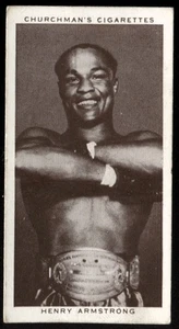 Tabakkarte, Kirchenmann, Boxing Persönlichkeiten, 1938, Henry Armstrong, #2 - Bild 1 von 2