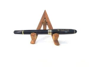 Dunkelblau-Gold Akzente Bright Moon Tintenroller Made in USA Gold beschriftet Werbung - Bild 1 von 4