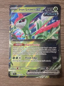 Pokémon TCG Iron Leaves ex 025/162 Sv05: Temporal Forces Double Rare NP - Picture 1 of 4