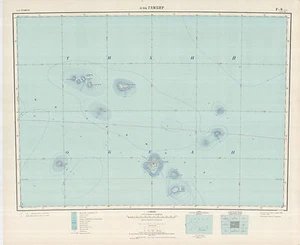Mapas topográficos militares soviéticos rusos - ISLAS GAMBIER, 1:1 000 00, edición. 1965 - Imagen 1 de 4