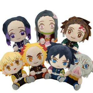 20cm Japan Anime Demon Slayer Tomioka Giyu Kamado Tanjirou Kamado Nezuko Agatsum - Foto 1 di 9