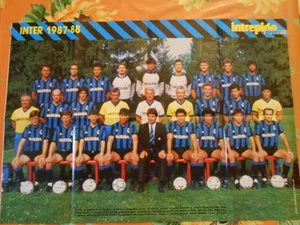 poster fronte e retro-INTER CALCIO STAGIONE-1986/87-SCIFO-cm.61x46 - Foto 1 di 2
