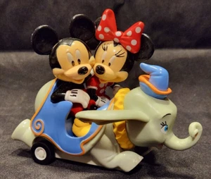 Mickey & Minnie Mouse on Dumbo Ride Car Pullback Toy Disney Parks Exclusive - Picture 1 of 3