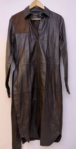 Lauren Ralph Lauren Brown Leather Belt Shirt Dress Mint Sz 2 Sample Item - Picture 1 of 7