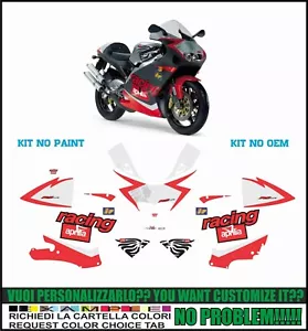 ADESIVI RS 250 2001 2002 DIABLO BLACK MELANDRI NO PAINT KIT COMPATIBILE - Bild 1 von 1