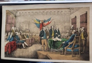 Historical Lithograph From the Twelve Stars of Our Republic Series - Picture 1 of 4
