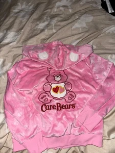 care bears peter alexander velour tracksuit set with embroidery and hearts pink - Picture 1 of 6