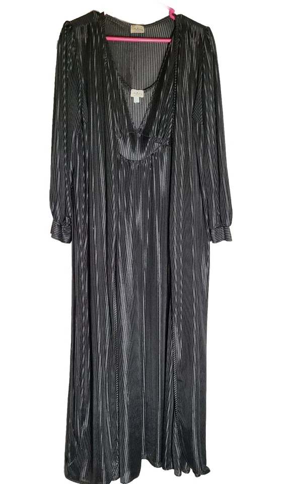 De colección 2 Piezas Años 60 70 Gasa Transparente Peignoire Capricho Oscuro Romántico Bruja Vampiro Foto 1 de 3