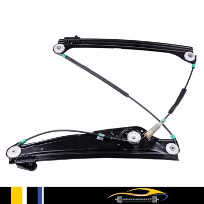 Regulador de ventana eléctrica del lado del pasajero delantero para BMW 745i 2002-2005 sin motor Foto 1 de 4