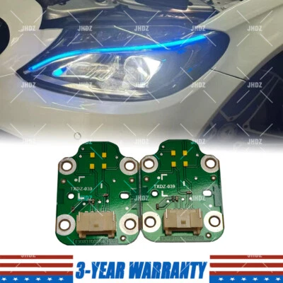 Placas LED DRL Ice Blue Angel Eyes para Mercedes BENZ S63 AMG S65 AMG 2015-2019 Foto 1 de 2