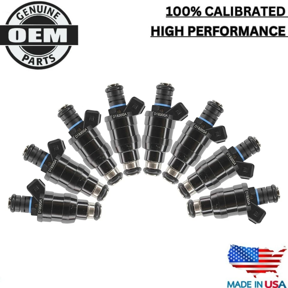 Inyector de combustible OEM 8x Bosch para Land Rover Range Rover Discovery 4,0 L D1830GA Foto 1 de 4