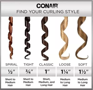 INFINITIPRO by Conair Tourmaline Ceramic 1-Inch Curling Iron Fast Heat-Up *NEW* - Picture 1 of 7