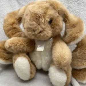 Spiral Ears Curly Lops Easter Bunny Rabbit Applause Vintage Plush 1988 - 8" Tan - Imagen 1 de 10