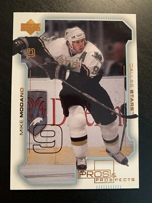 2000-01 UD Upper Deck Pros & Prospects Mike Modano Base #27 Dallas Stars Card - Image 1 of 2