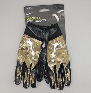 Nike Football Vapor Jet Jugend Handschuhe NFL Logo Salute to Service Camo Größe Large - Bild 1 von 4