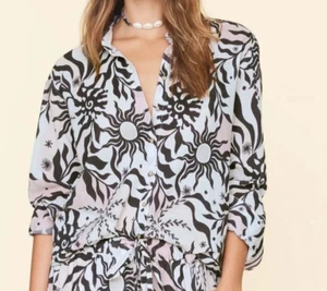 Neu mit Etikett Xirena Beau Moon Stone He Shirt Bluse, Gr. S - Bild 1 von 13