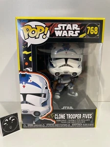 🔒Star Wars: The Clone Wars - Fives (Retro) Pop! Vinyl 768 - Picture 1 of 1