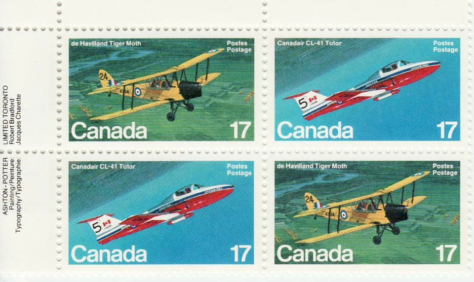 Canadá PB#904i - Polilla tigre De Havilland (1981) 17¢ Foto 1 de 1