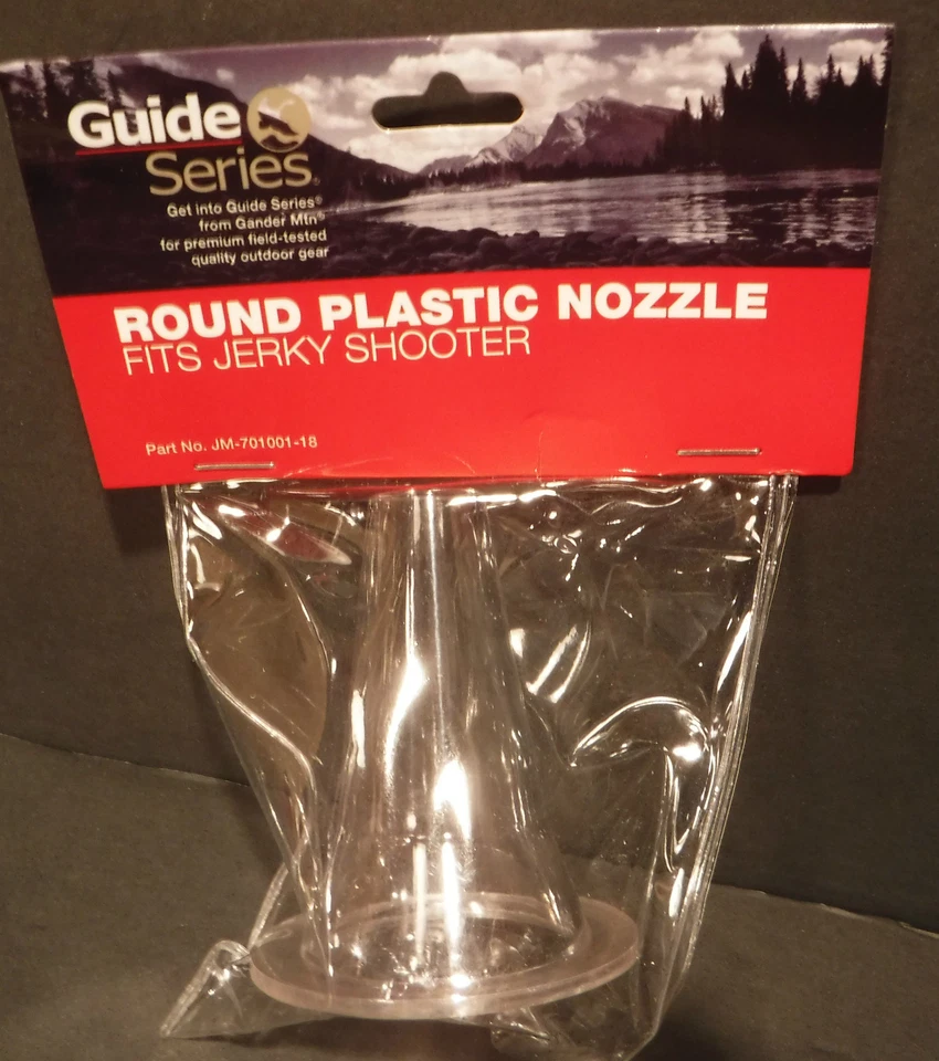Guide Series Round Clear Plastic Nozzle for Jerky Shooter Jm-701001-18 -