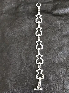 Pulsera con cierre de palanca sólida de plata esterlina 0,925, 7,75" de largo, NUEVO - Imagen 1 de 6