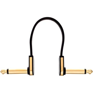EBS Premium Flat Patch Cable 3.94 inches Black and Gold - Picture 1 of 1