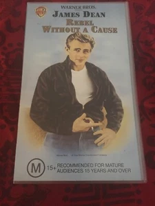 REBEL WITHOUT A CAUSE - JAMES DEAN - VHS VIDEO TAPE - Picture 1 of 1