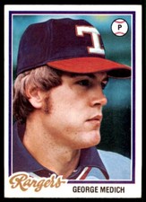 1978 TOPPS GEORGE MEDICH TEXAS RANGERS #583 (102)