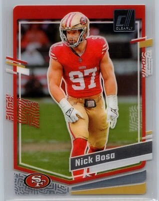 2023 Clearly Donruss #44 Nick Bosa San Francisco 49ers - Image 1 of 2