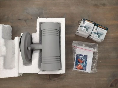 Access Lighting 23026LEDMGLP-SILV/CLR Myra 2 Light 7" Tall LED Wall - Silver - Image 1 of 4