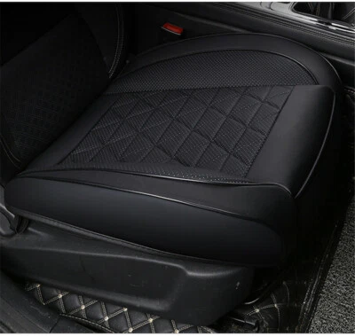 Full Surround Front Seat Cover Car Seat Leather Cushion Pad Protector Breathable - Image 1 of 4
